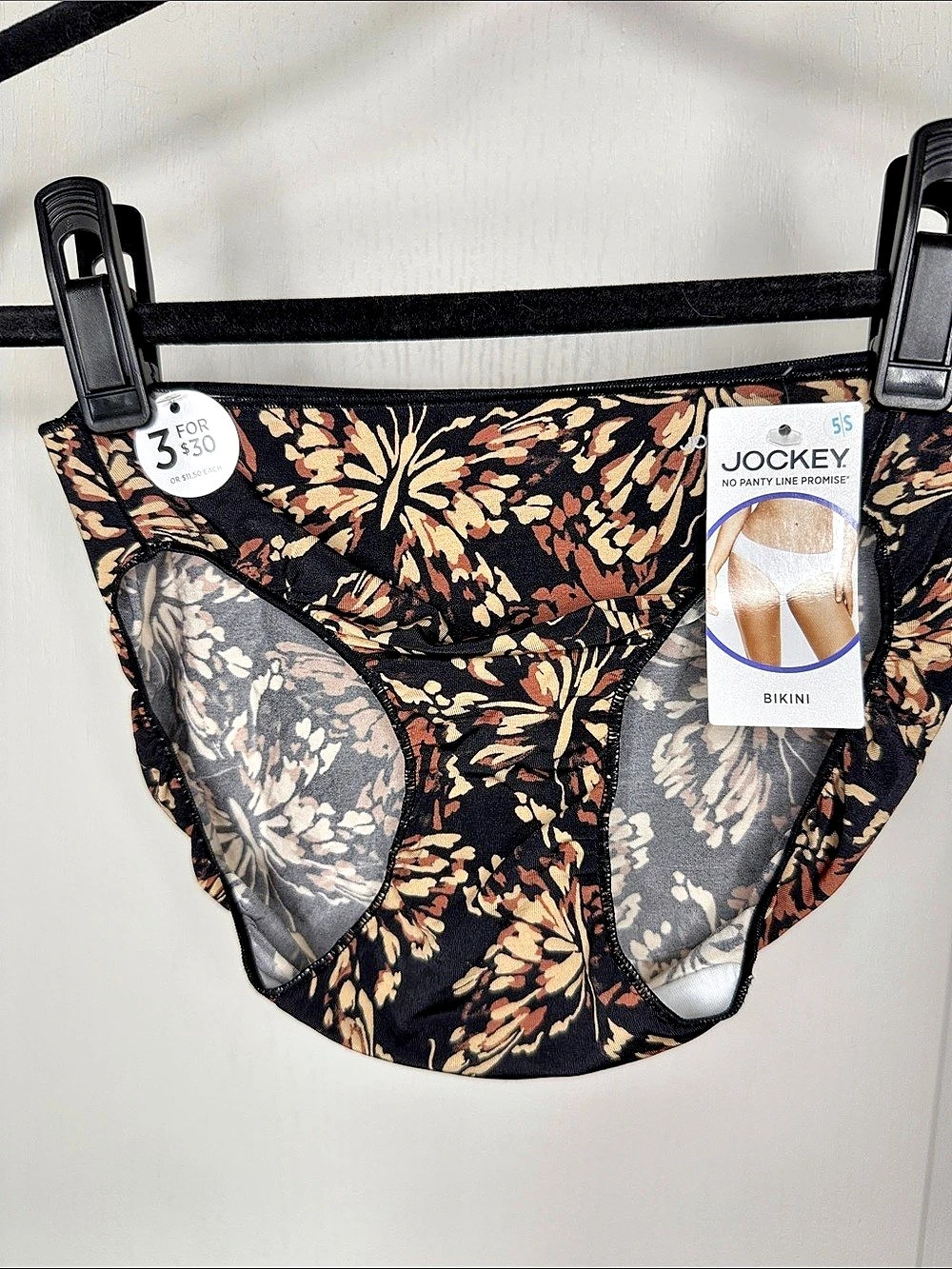 Jockey No Panty Line Promise Microfiber Stretch Bikini 3-Pack Size 5 - Picture 2 of 7